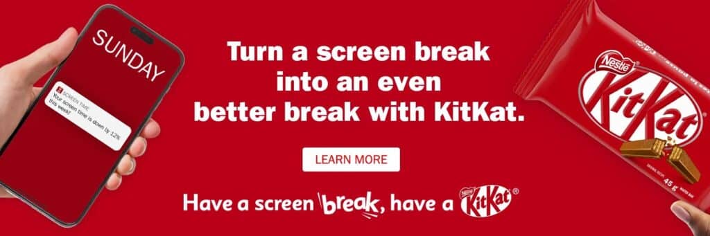 KitKat screen time challenge