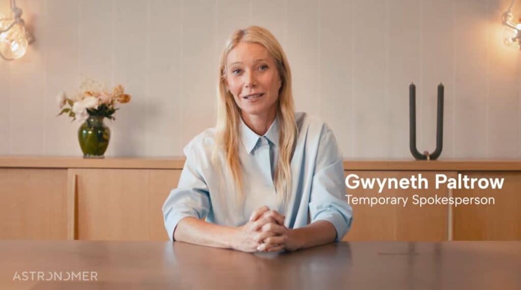 Astronomer Gwyneth Paltrow