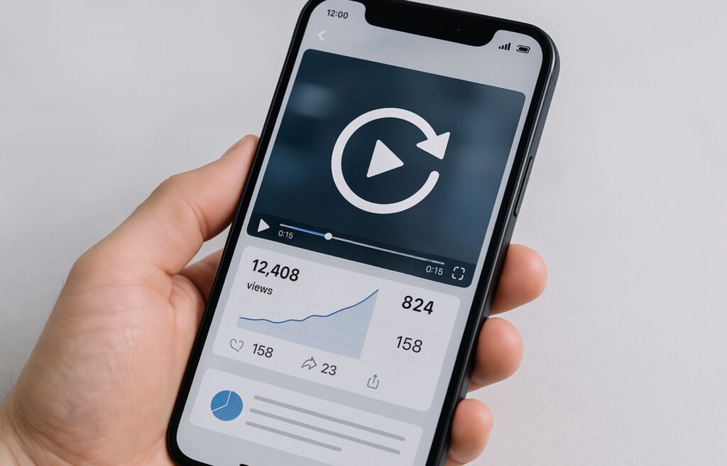 loop video annunci Facebook