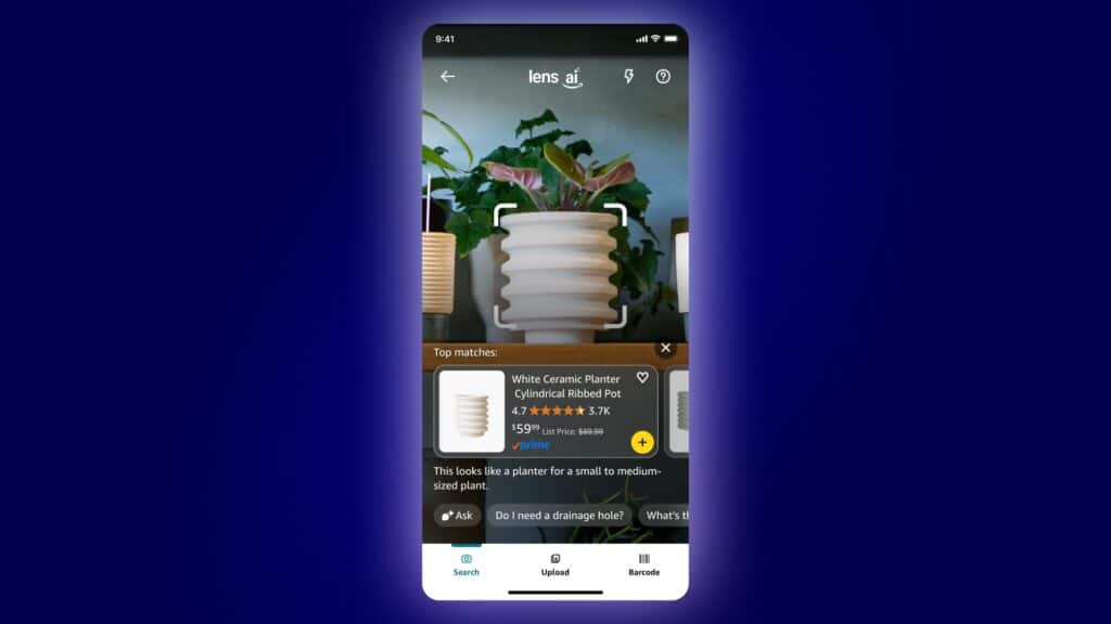 Amazon Lens Live
