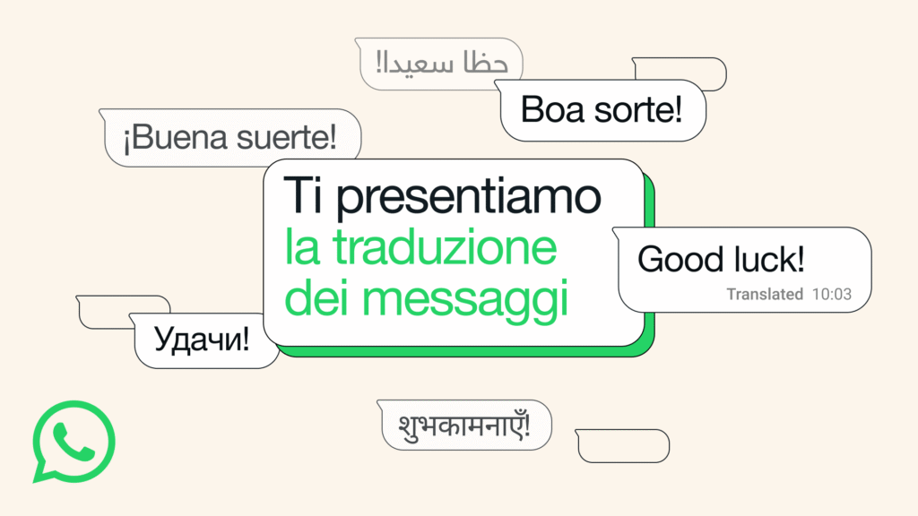 Traduzione messaggi WhatsApp