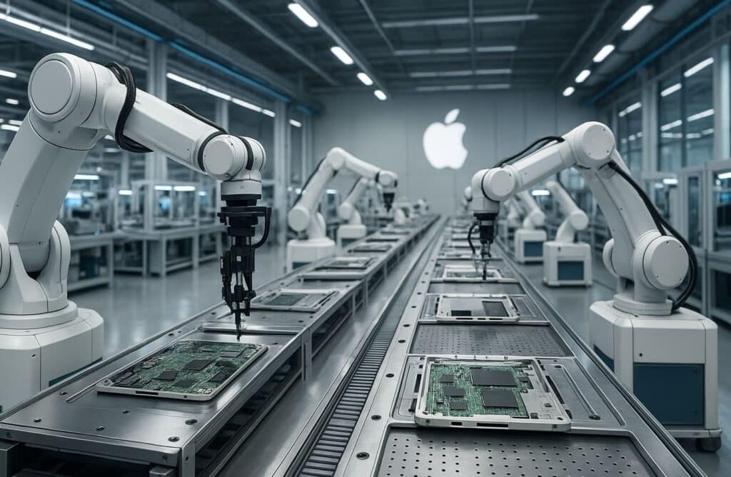 automazione della produzione di Apple