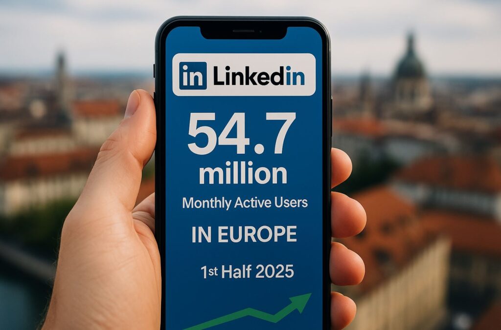 crescita di LinkedIn in Europa