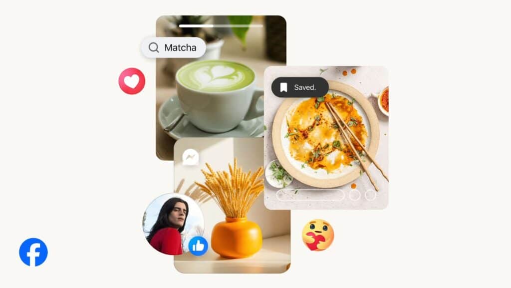 Facebook Reels topic search e like degli amici