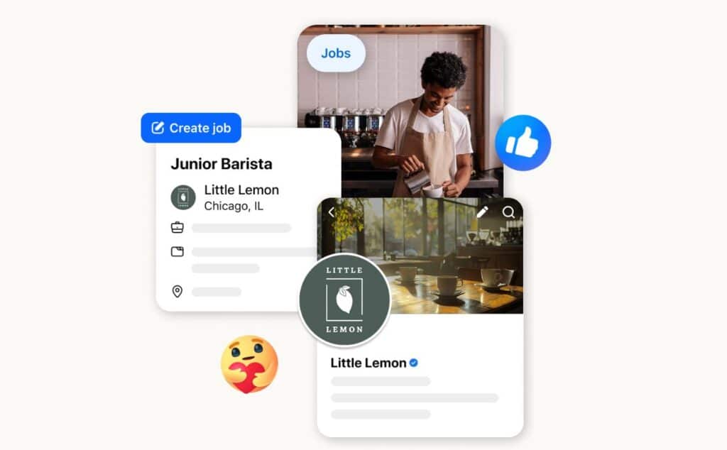 Meta riporta le offerte di lavoro su Facebook