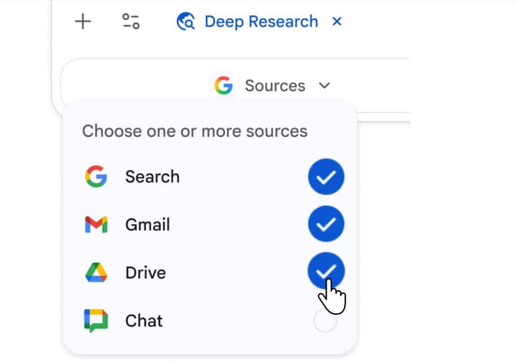 Google integra Gemini Deep Research in tutto Workspace