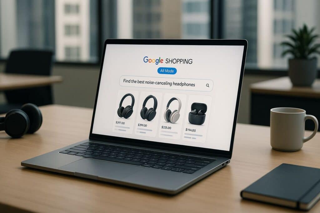 google shopping con AI