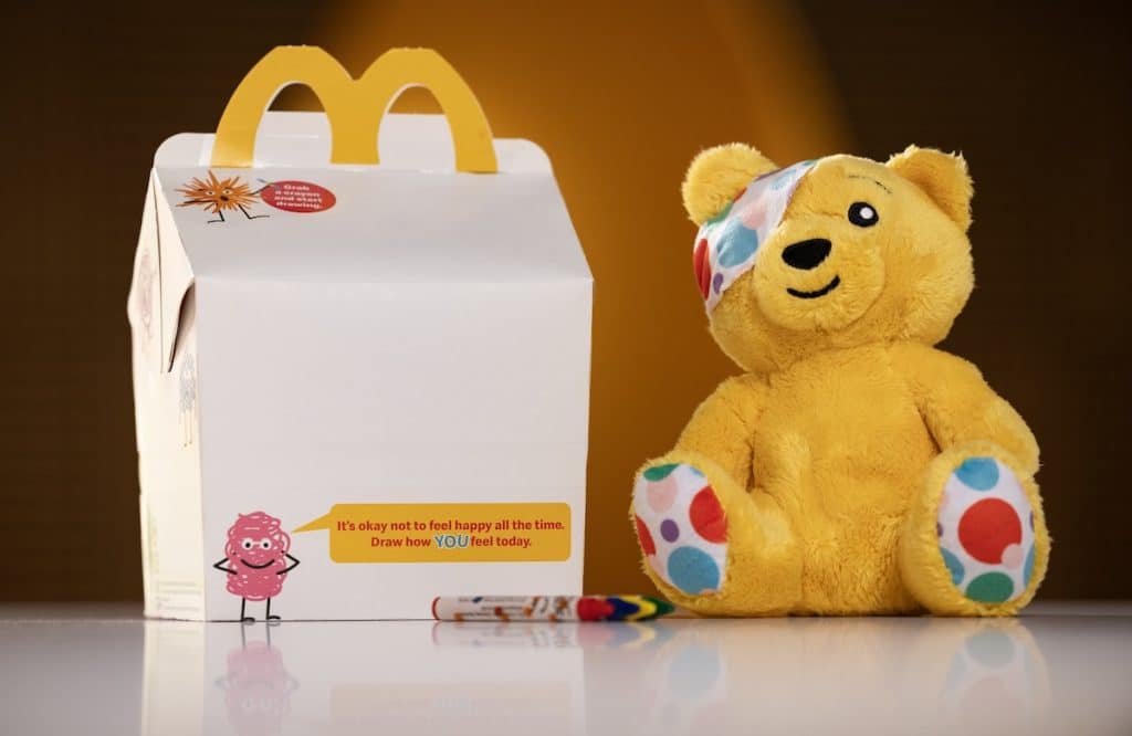 happy meal bianco campagna McDonald’s Draw How You Feel