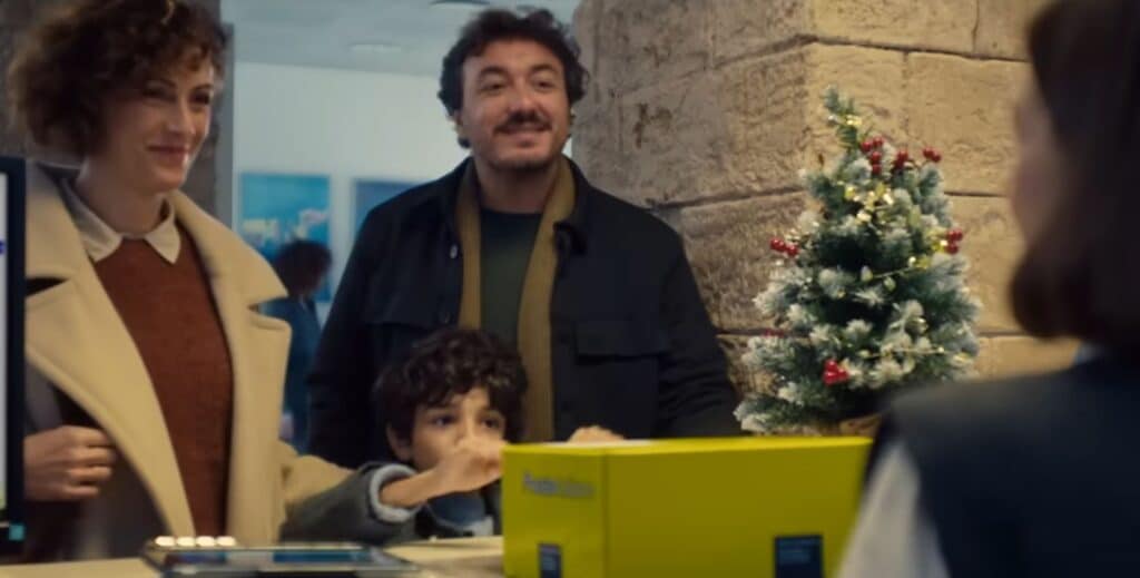 La pubblicità di Poste Italiane per Natale 2025