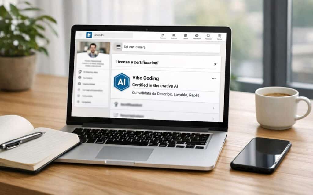 qualifiche AI generativa su LinkedIn