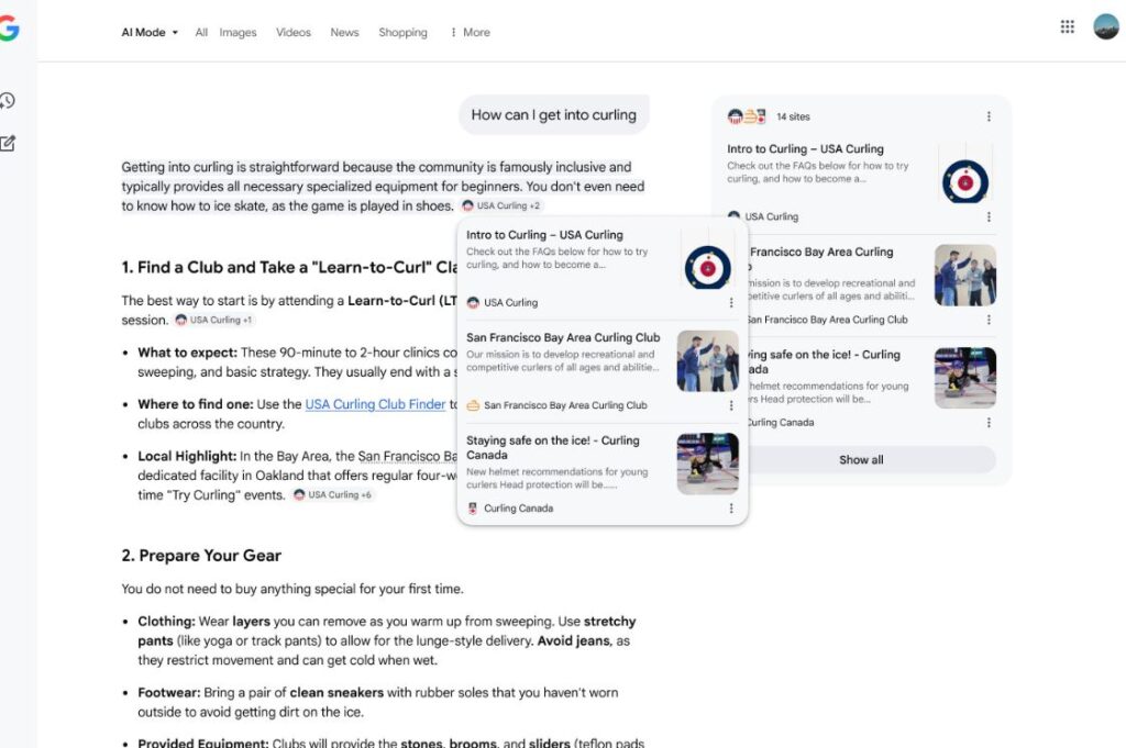 Google rende i link più visibili su AI Overviews