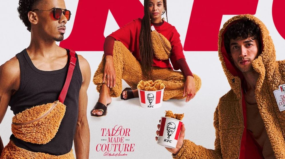 KFC trasforma il pollo fritto in moda con capi personalizzati