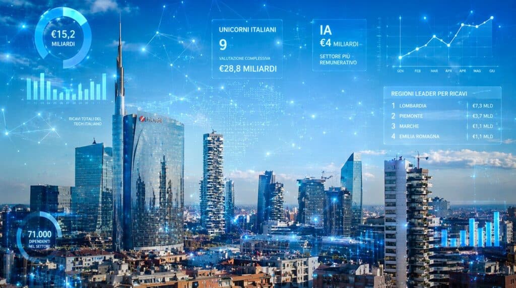 Il Tech italiano supera 15 miliardi di ricavi e cresce con 9 unicorni da oltre 28 miliardi