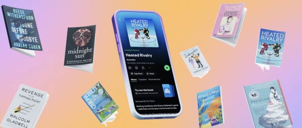Spotify lancia l'acquisto di libri fisici