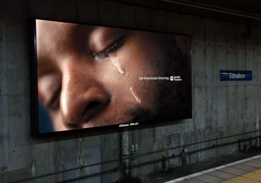 Spotify trasforma le emozioni in un manifesto per la musica senza pubblicità
