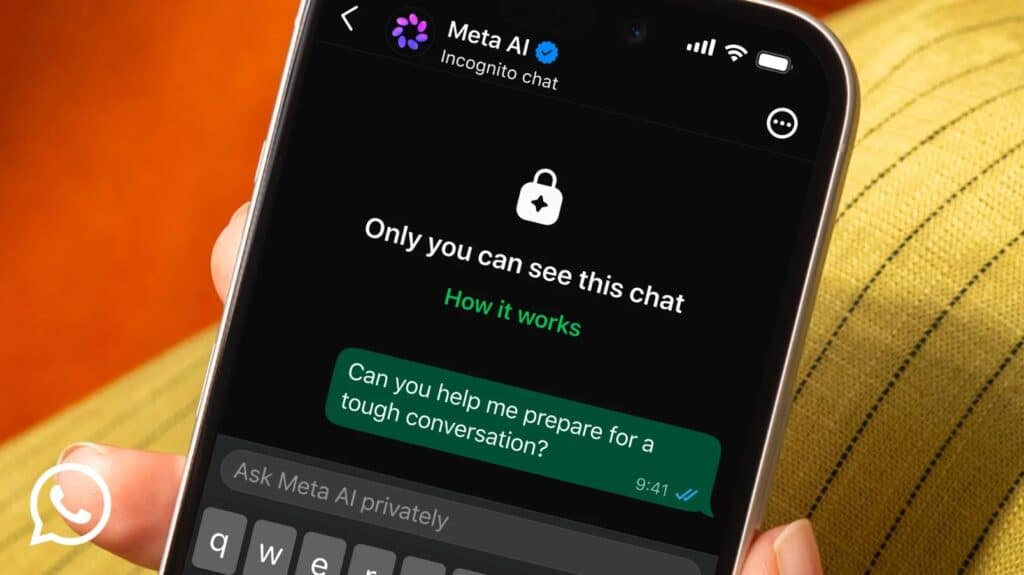 WhatsApp chat AI private