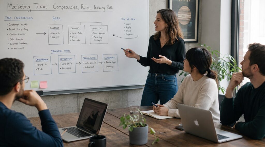 formazione reparto marketing